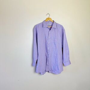 CLEARANCE! Men’s Purple Van Heusen Dress Shirt Size 18-1/2